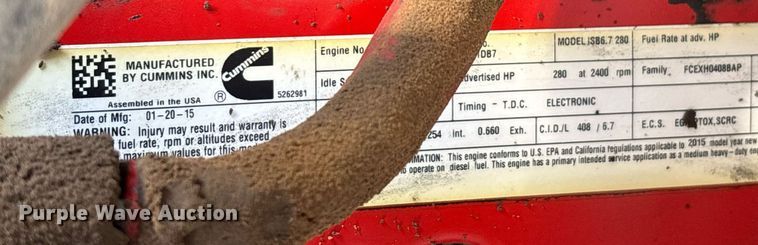 image for item DH8646 2015 Ford F750  water truck