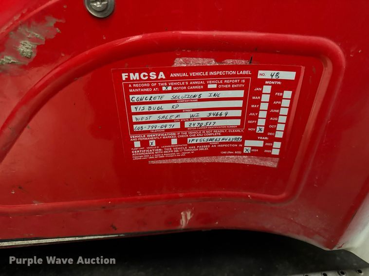 image for item DH9821 2005 Freightliner M2 dump truck