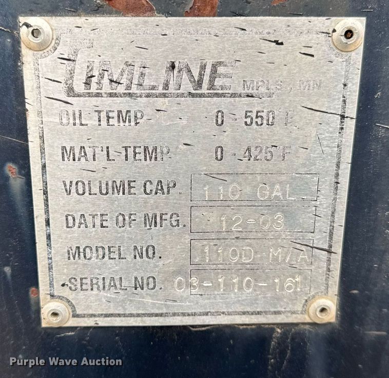 image for item DH9832 Cimline 110D M/A pothole patcher