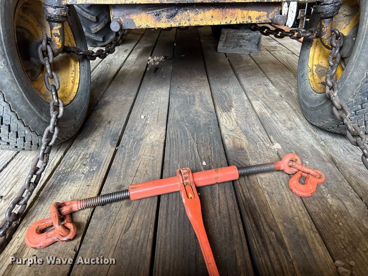 image for item DH9843 1990 Owens Classic tilt deck equipment trailer