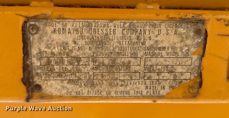 image for item DM5543 1994 Dresser TD9H dozer