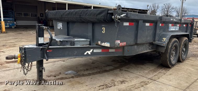 image for item DM5564 2019 Lamar dump trailer