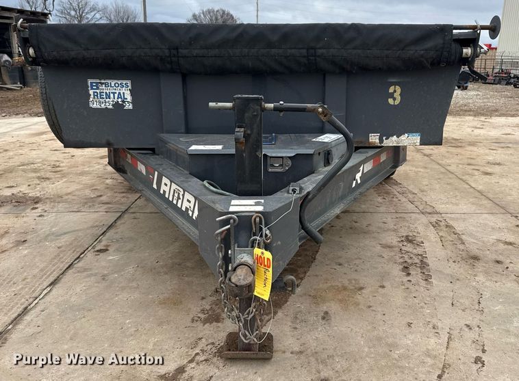image for item DM5564 2019 Lamar dump trailer