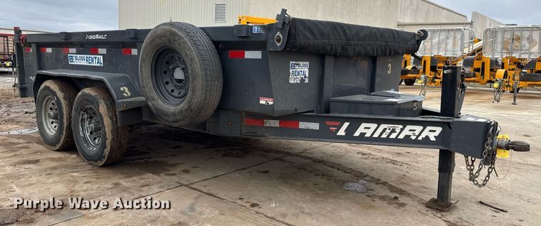 image for item DM5564 2019 Lamar dump trailer