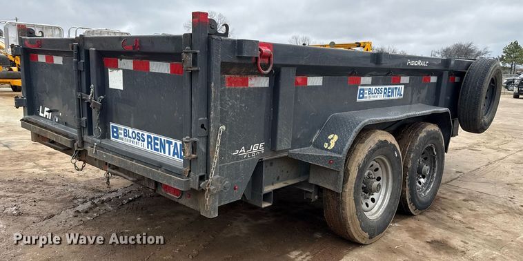 image for item DM5564 2019 Lamar dump trailer