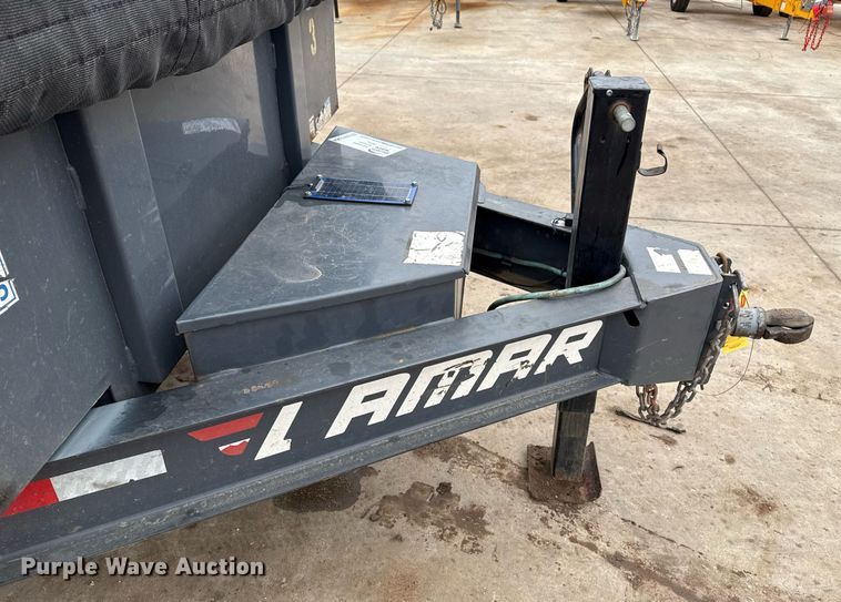 image for item DM5564 2019 Lamar dump trailer