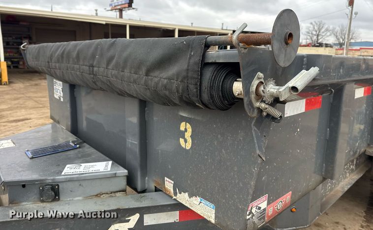 image for item DM5564 2019 Lamar dump trailer