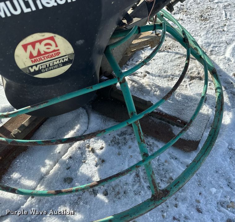 image for item DN0980 2011 Whiteman  J36855 power trowel