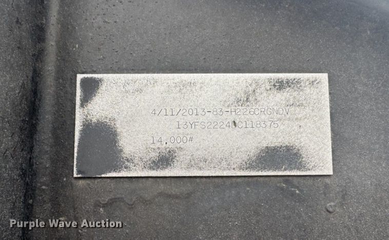 image for item DO0268 2013 Starlite equipment trailer