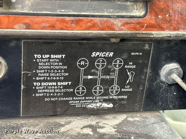 image for item DO0299 1995 International 9200 dump truck