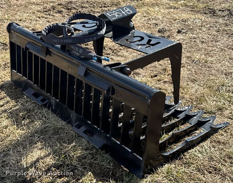 image for item DO0323 KC skid steer grapple bucket