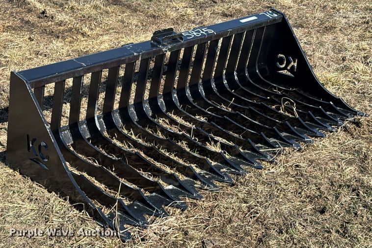 image for item DO0327 KC skid steer rock bucket