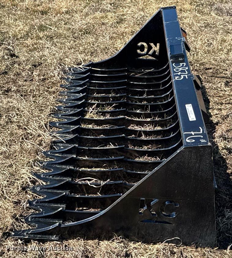 image for item DO0327 KC skid steer rock bucket