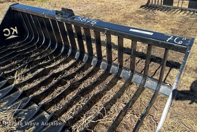 image for item DO0327 KC skid steer rock bucket