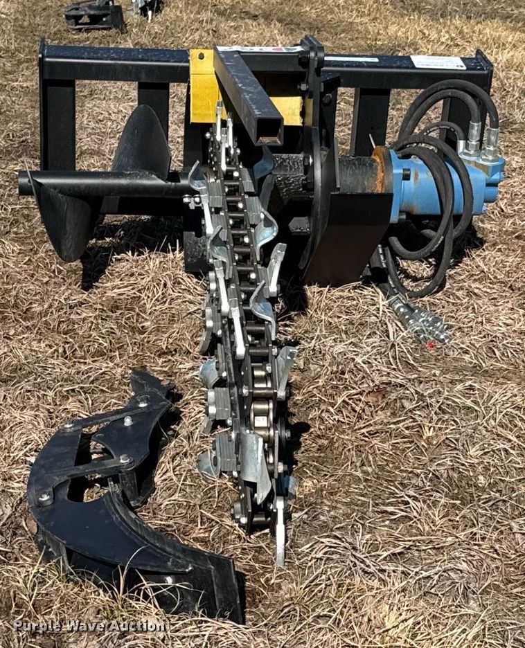 image for item DO0332 JCT skid steer trencher