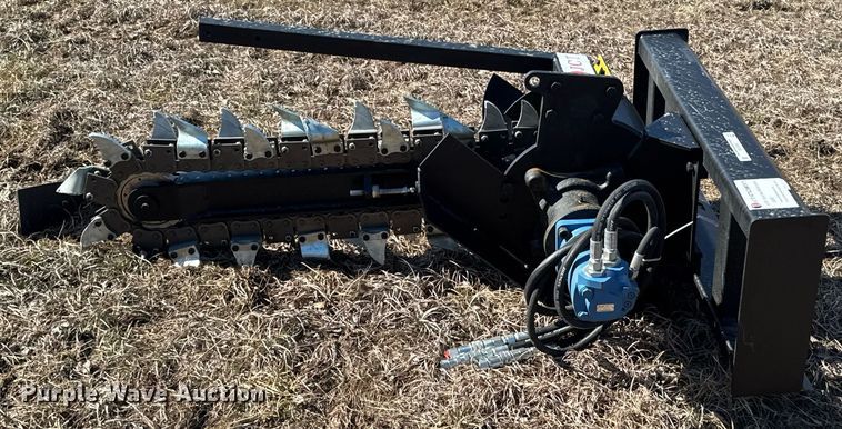 image for item DO0332 JCT skid steer trencher