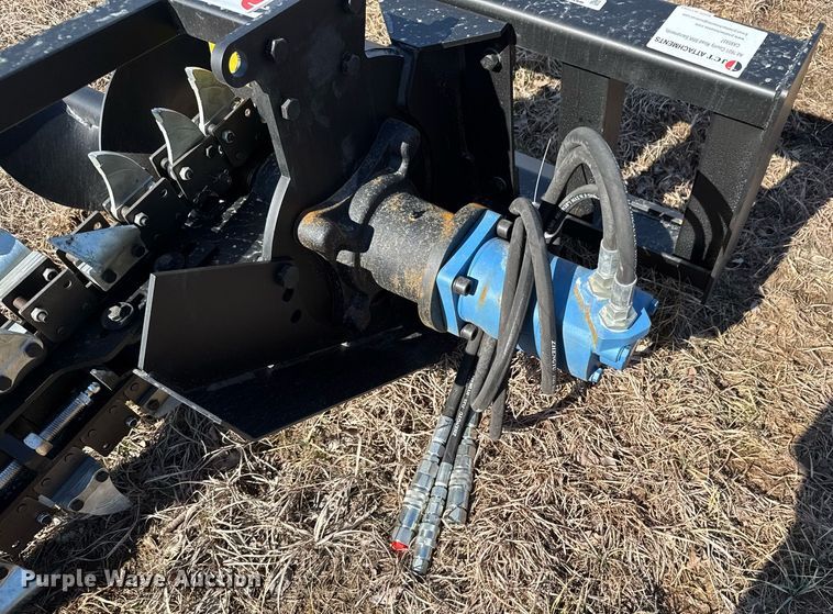image for item DO0332 JCT skid steer trencher