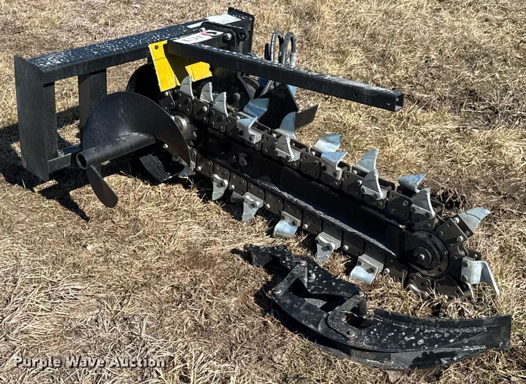 image for item DO0334 JCT skid steer trencher