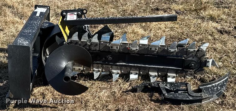 image for item DO0334 JCT skid steer trencher