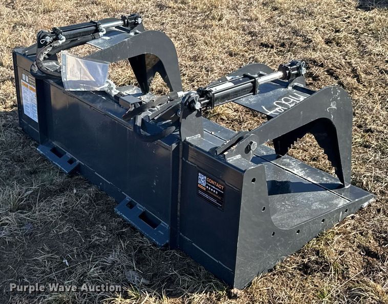 image for item DO0347 2023 Wolverine GB-11-72W skid steer grapple bucket