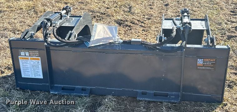 image for item DO0347 2023 Wolverine GB-11-72W skid steer grapple bucket