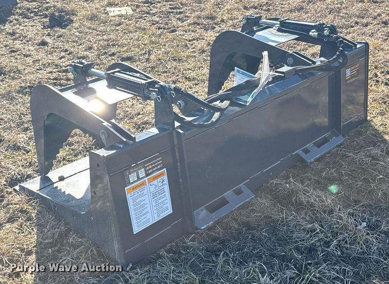 image for item DO0347 2023 Wolverine GB-11-72W skid steer grapple bucket