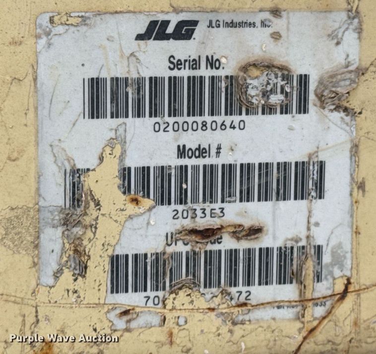 image for item DO0367 JLG 2033E3 scissor lift