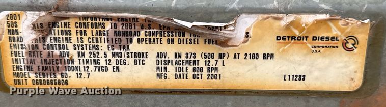 image for item DO2625 2003 Terex TA40 articulated haul truck