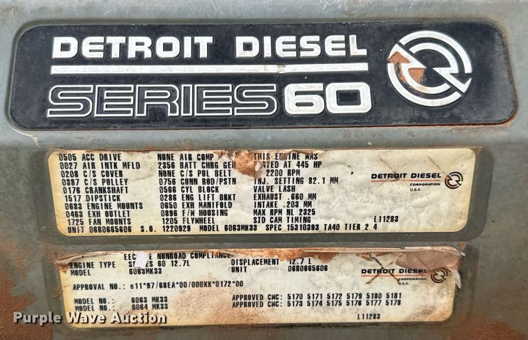 image for item DO2625 2003 Terex TA40 articulated haul truck