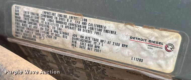 image for item DO2625 2003 Terex TA40 articulated haul truck