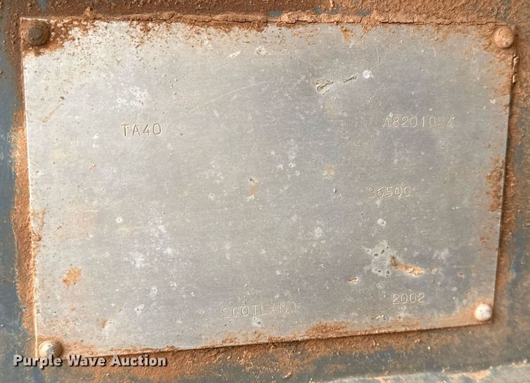 image for item DO2625 2003 Terex TA40 articulated haul truck