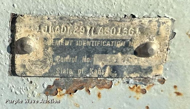 image for item DQ6579 1990 Interstate 20DT A equipment trailer