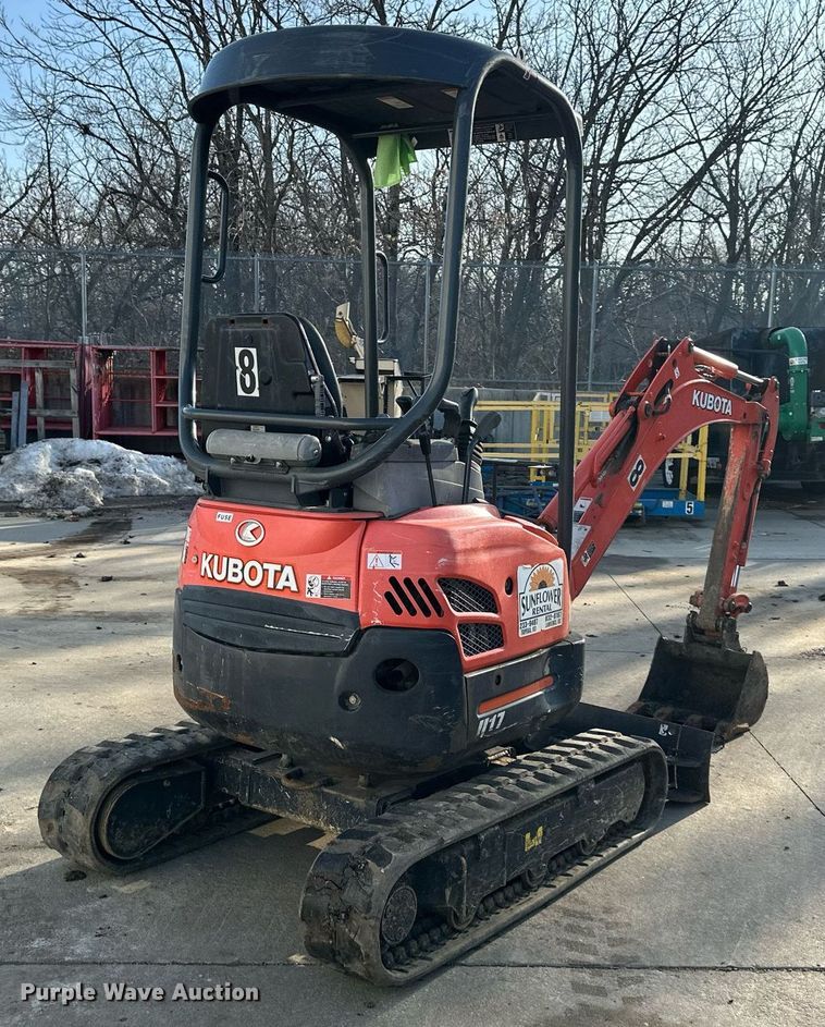 image for item DQ6614 2018 Kubota U17 mini excavator