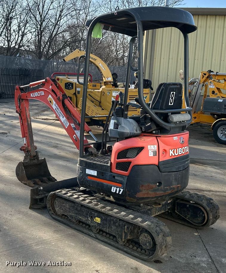 image for item DQ6614 2018 Kubota U17 mini excavator