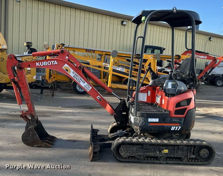 image for item DQ6614 2018 Kubota U17 mini excavator