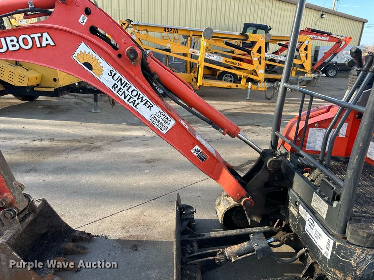 image for item DQ6614 2018 Kubota U17 mini excavator