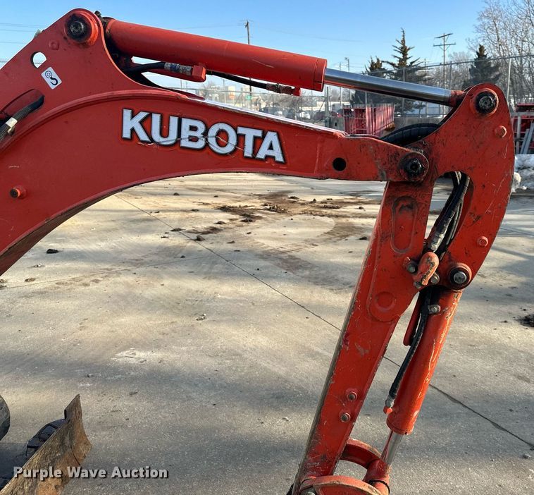 image for item DQ6614 2018 Kubota U17 mini excavator