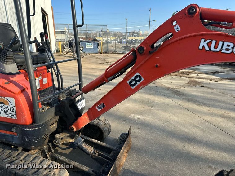 image for item DQ6614 2018 Kubota U17 mini excavator