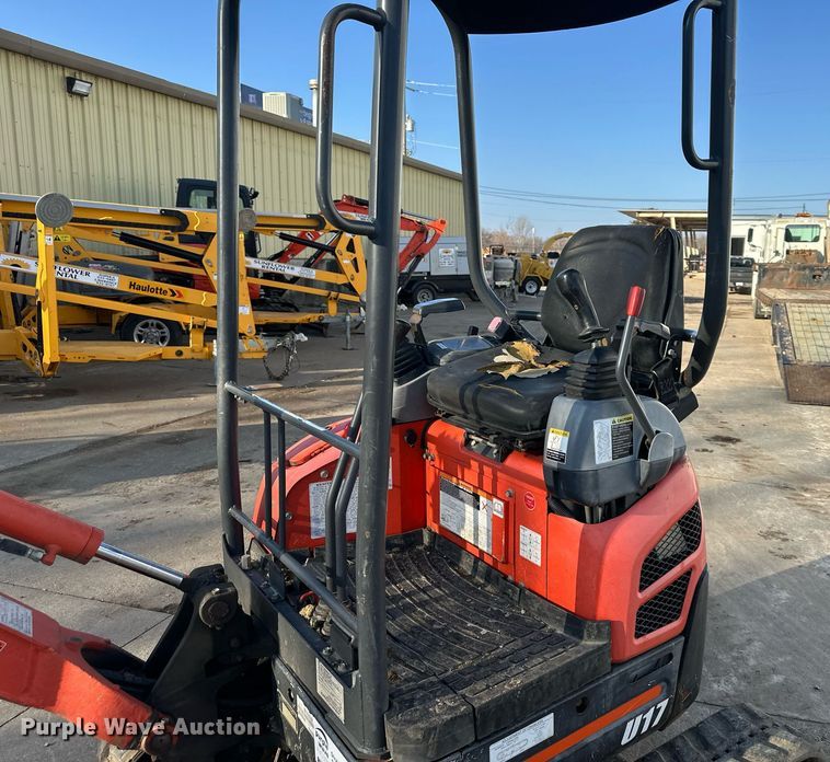 image for item DQ6614 2018 Kubota U17 mini excavator