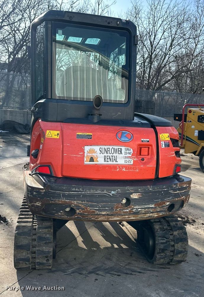 image for item DQ6615 2019 Kubota KX040-4 mini excavator