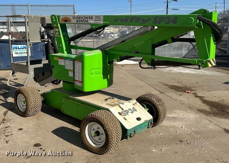 image for item DQ6619 2013 Nifty SP34NE boom lift