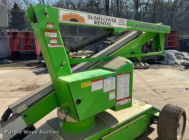 image for item DQ6619 2013 Nifty SP34NE boom lift