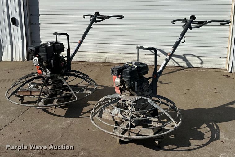 image for item DQ6620 (2) Husqvarna power trowels