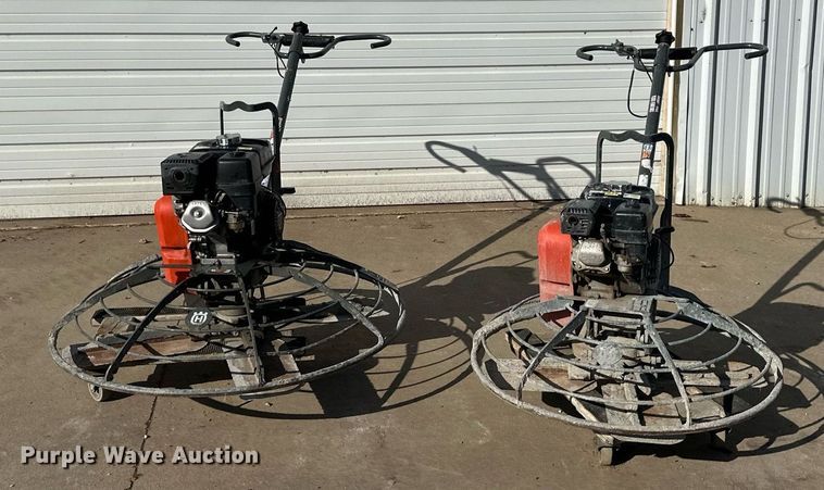 image for item DQ6620 (2) Husqvarna power trowels