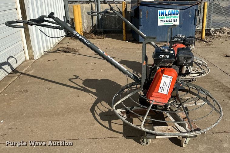 image for item DQ6620 (2) Husqvarna power trowels