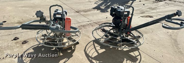 image for item DQ6620 (2) Husqvarna power trowels