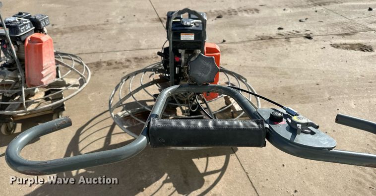 image for item DQ6620 (2) Husqvarna power trowels