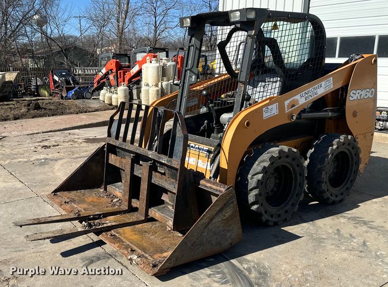 image for item DQ6622 2018 Case SR160 skid steer loader
