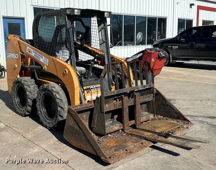 image for item DQ6622 2018 Case SR160 skid steer loader