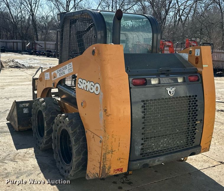 image for item DQ6622 2018 Case SR160 skid steer loader